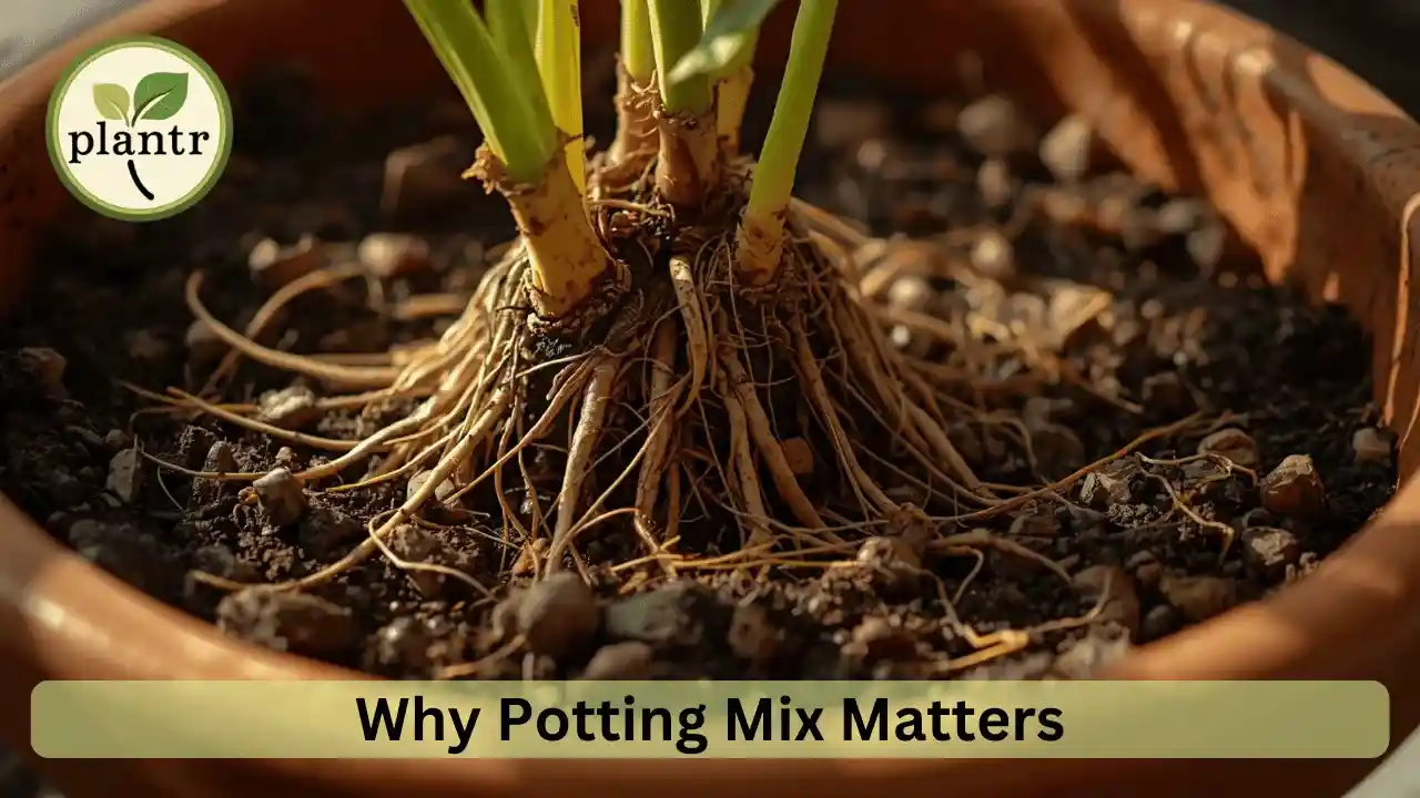 Importance of potting mix for balcony plants grown in containers