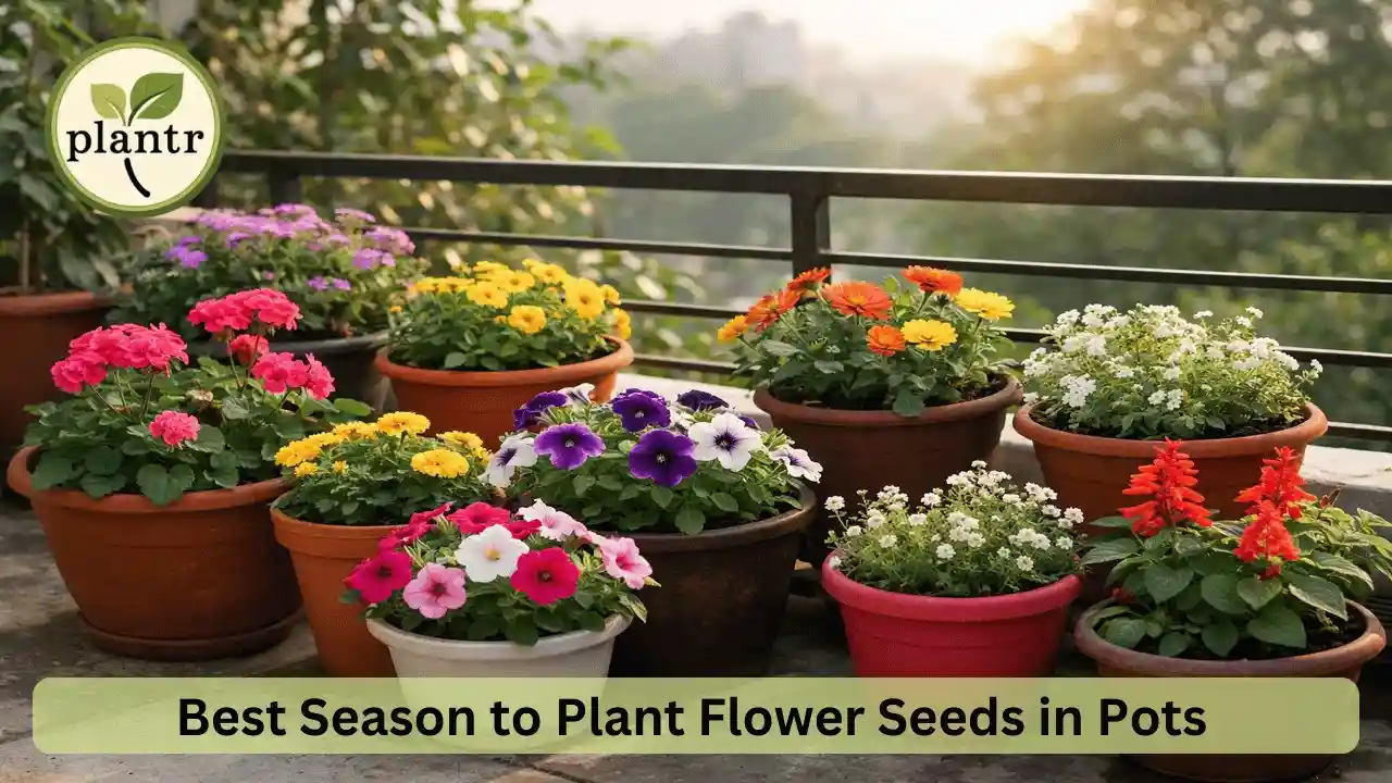 best season to plant flower seeds in pots