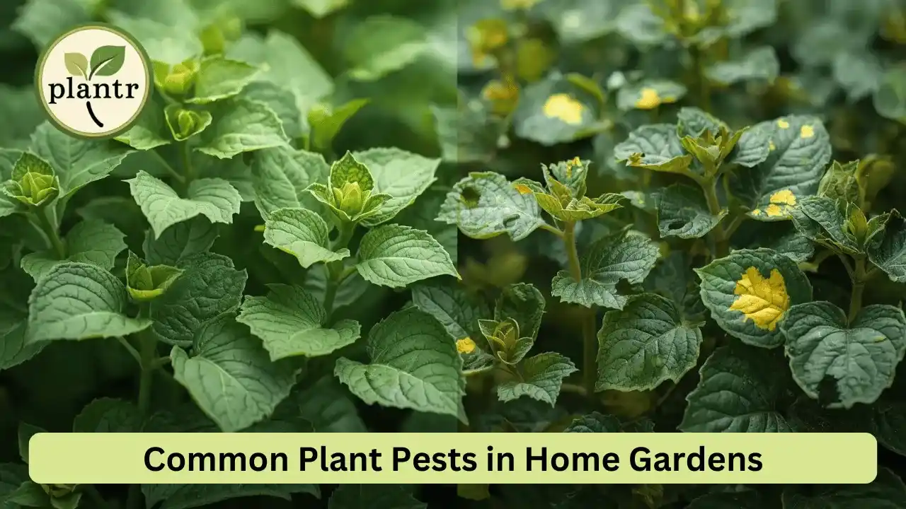 common plant pests affecting home garden plants
