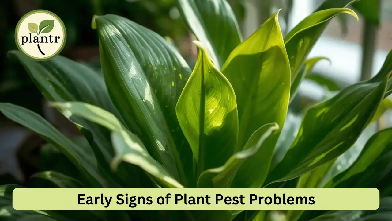 early signs of plant pests on indoor and outdoor plants
