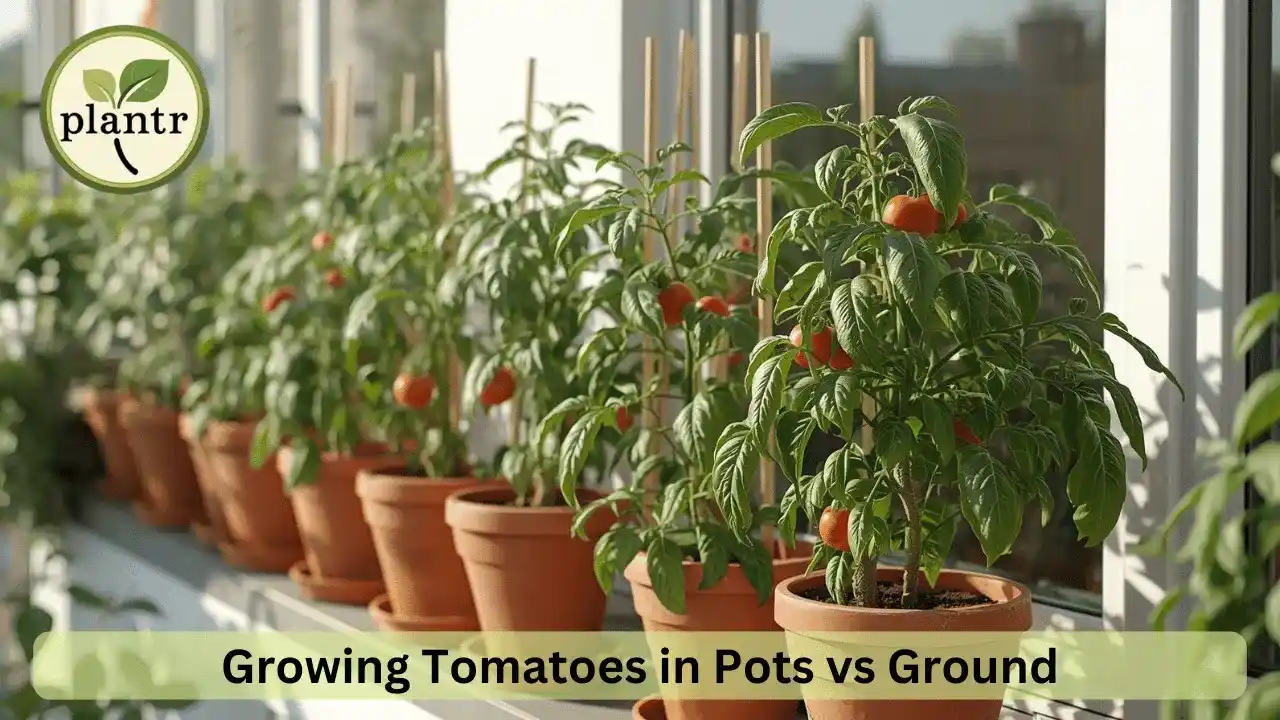growing tomatoes in pots in India