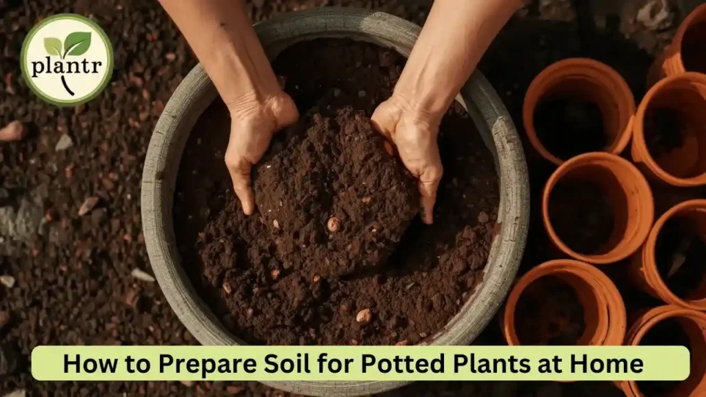 how to prepare soil for potted plants at home