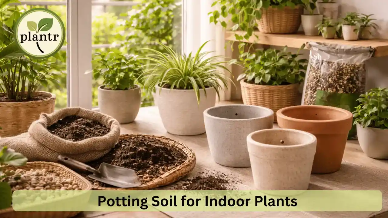 potting soil and containers for indoor plants India