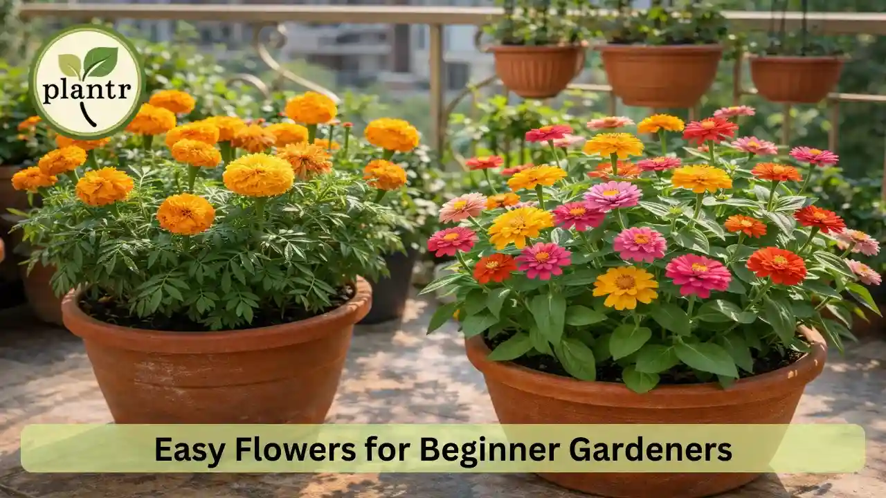 Easy flowers to grow for beginners in a home garden
