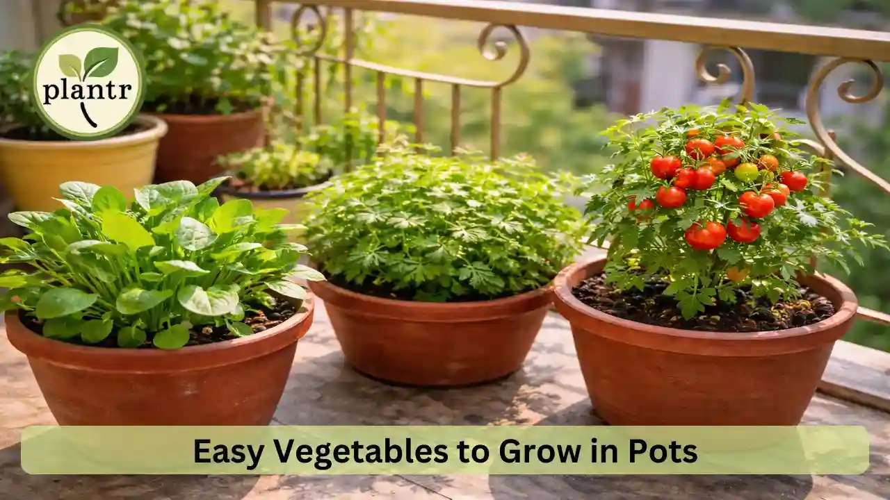 Easy vegetables to grow in pots at home for beginners in India
