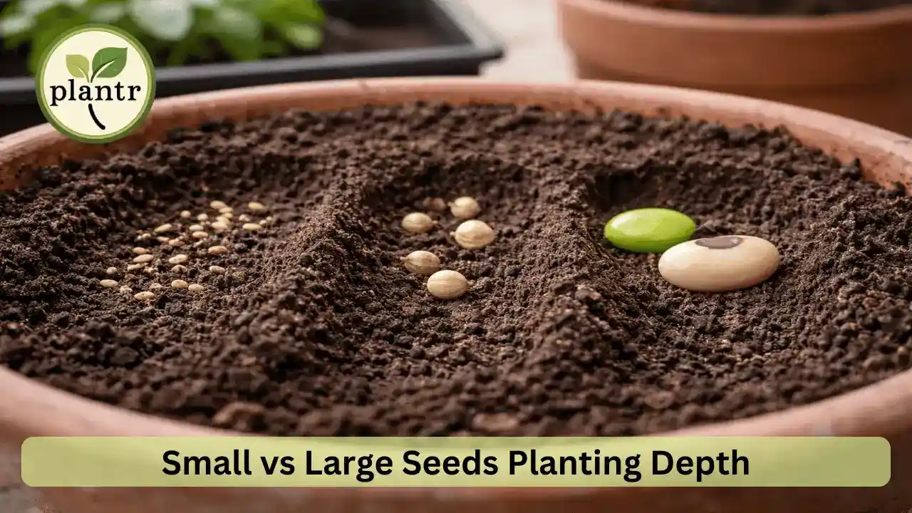 How deep to plant small and large seeds in home gardens