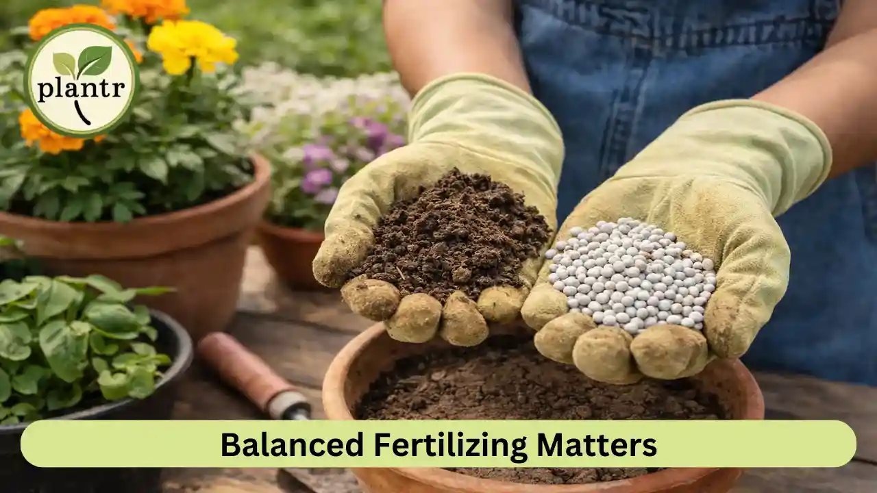 Organic compost compared to chemical fertilizer for maintaining healthy soil