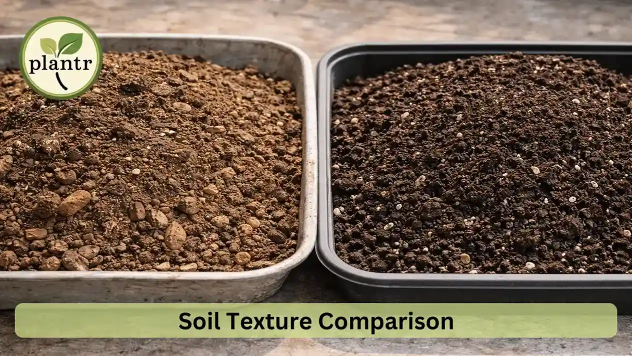 comparison of garden soil vs potting soil texture and structure